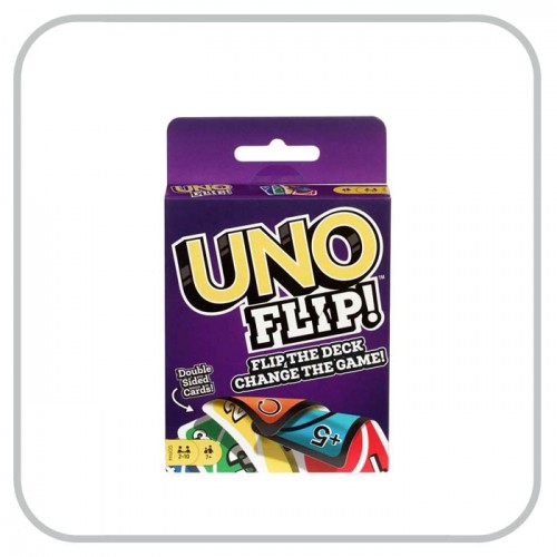 UNO FLIP! Double Sided Card Game for 2-10 Players Ages 7Y+ –