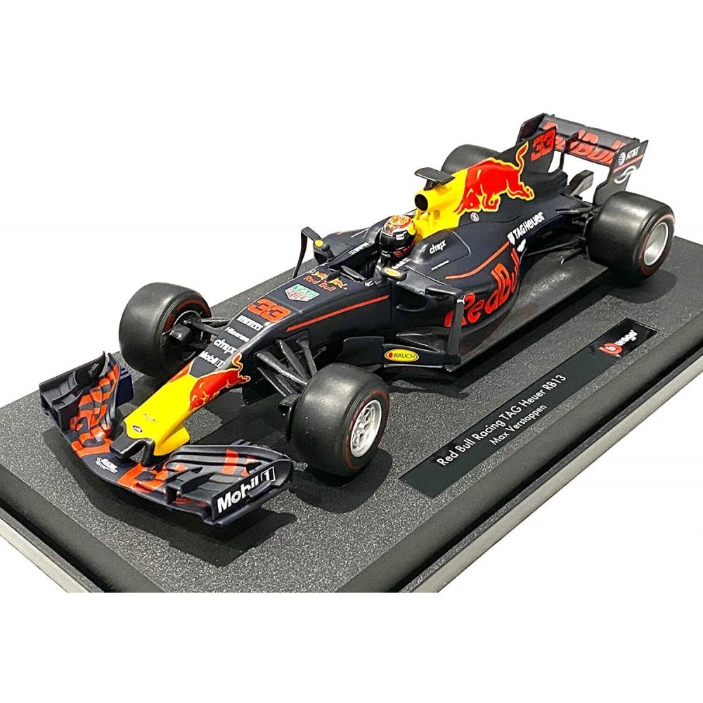 Burago Red Bull Racing TAG Heuer RB13 Diecast Scale 1 18