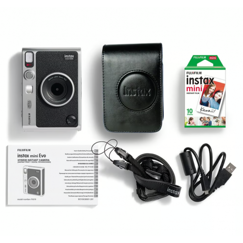 Instax Mini Evo Camera
Instax camera case
Film pack