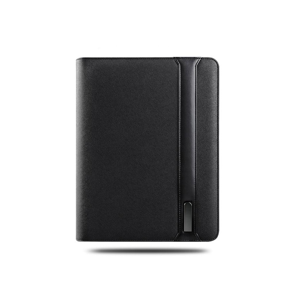A4 ZIPPED PADFOLIO WITH QI WIRELESS CHARGER