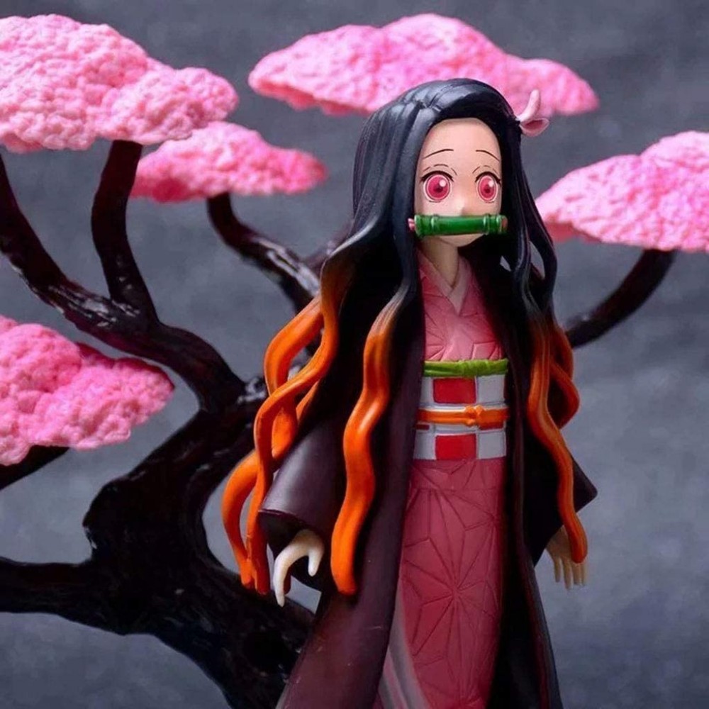 Ruyifang Demon Slayer Figures Kamado Nezuko Action Figure Boxed Statue 7.5 Inch