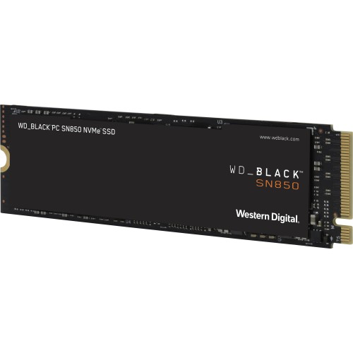Disque Dur SSD NVMe M.2 SN850 1To avec dissipateur Compatible PS5 Noir -  WESTERN DIGITAL - 81801120736 