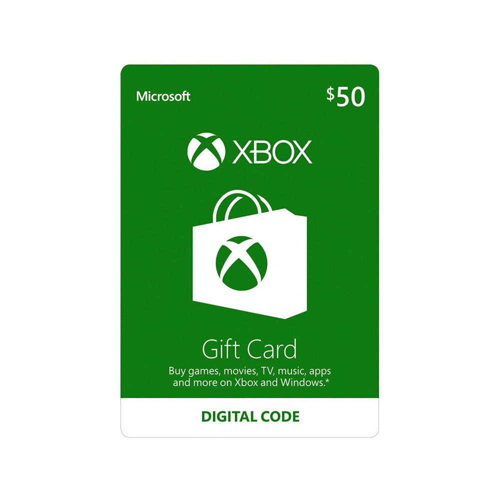 $50 Xbox Gift Card (Digital Code)