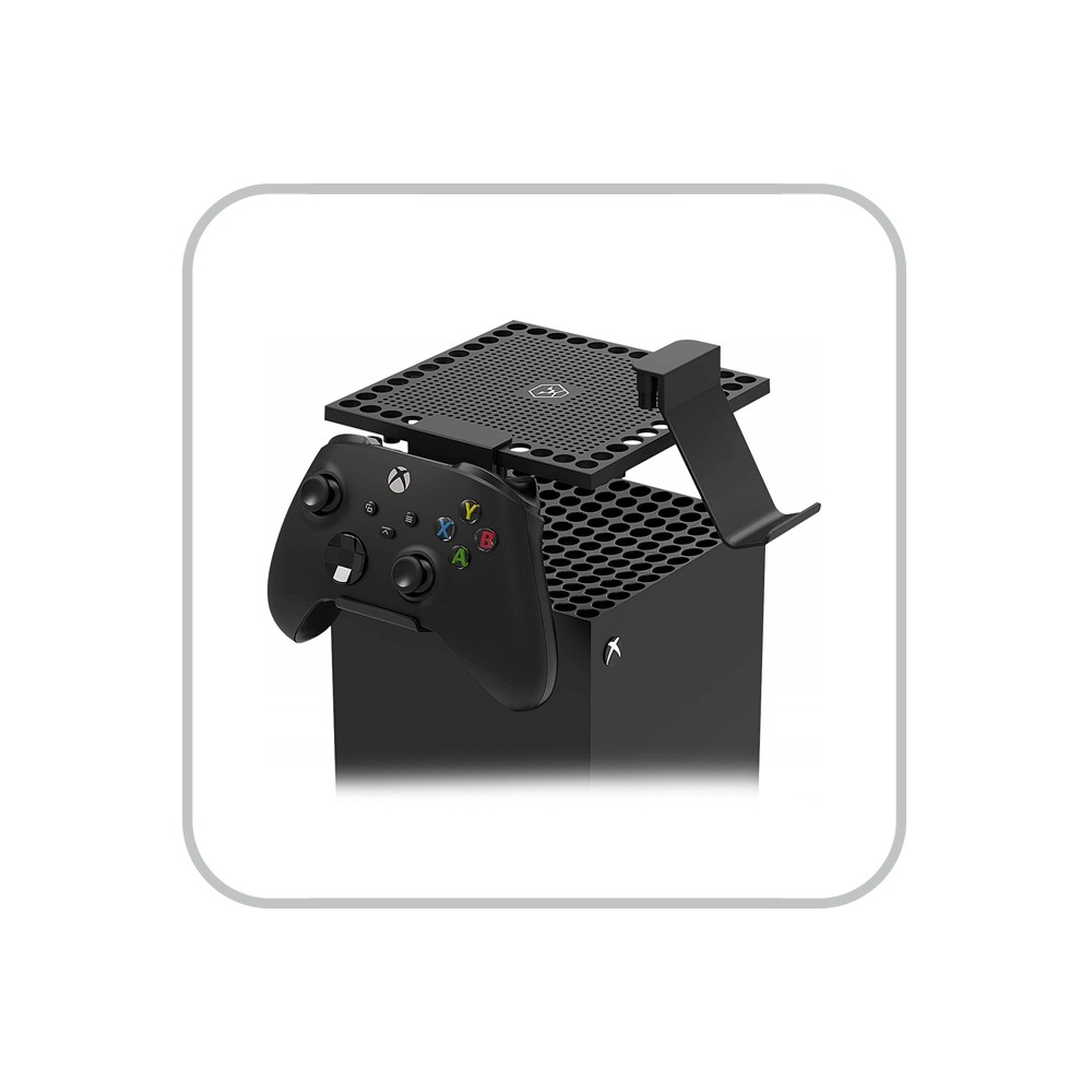 Controller Hook Holder Mount for Xbox Series X with Dust Cover Filter Stand  for Xbox Series X Console