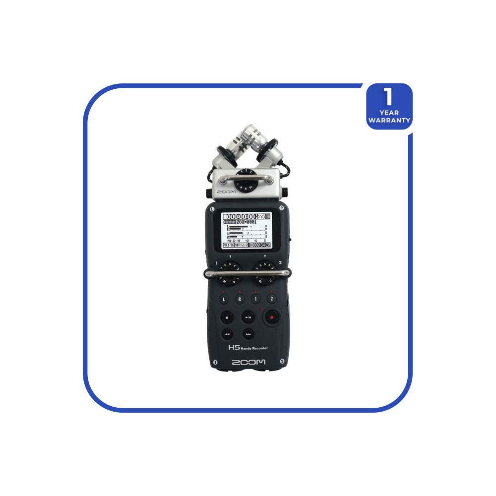 Zoom H5 Handy Recorder with Interchangeable Microphone
