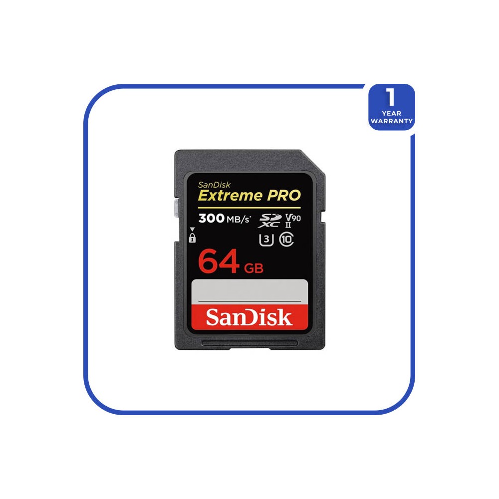 SanDisk Extreme Pro - flash memory card - 128 GB - SDXC UHS-II