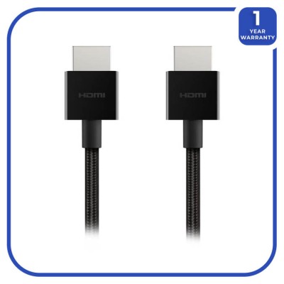 BELKIN 4K Ultra High Speed HDMI 2.1 Braided Cable 1M AV10176bt1M BLK