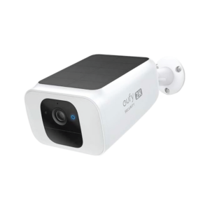 anker eufy spotlight cam solar black+white (t81243w1)