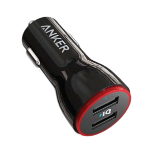 anker 24w 2 portusb car charger uk black (a2310h11)