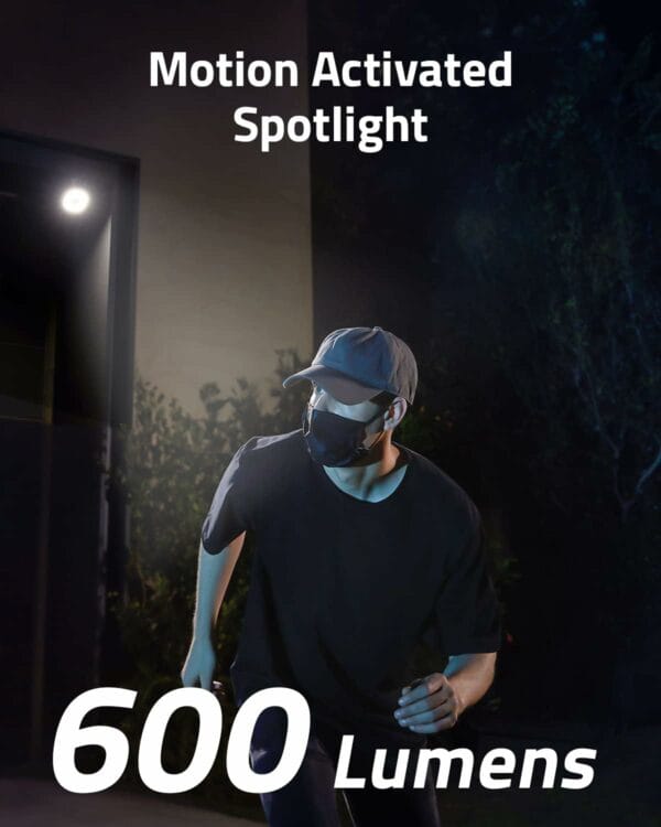 anker eufy spotlight cam 2k white (t8123g21)