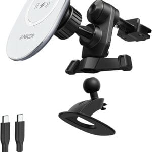 anker powerwave magnetic charging car mount (a2931hw1)