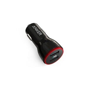anker 24w 2 portusb car charger uk black (a2310h11)