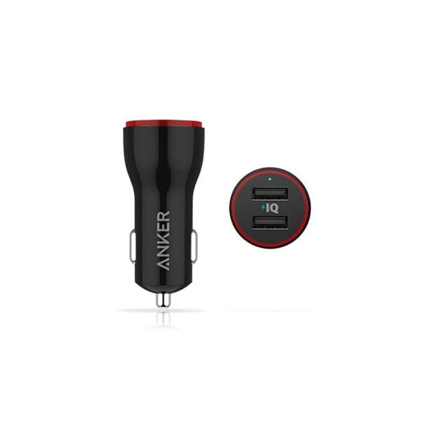 anker 24w 2 portusb car charger uk black (a2310h11)
