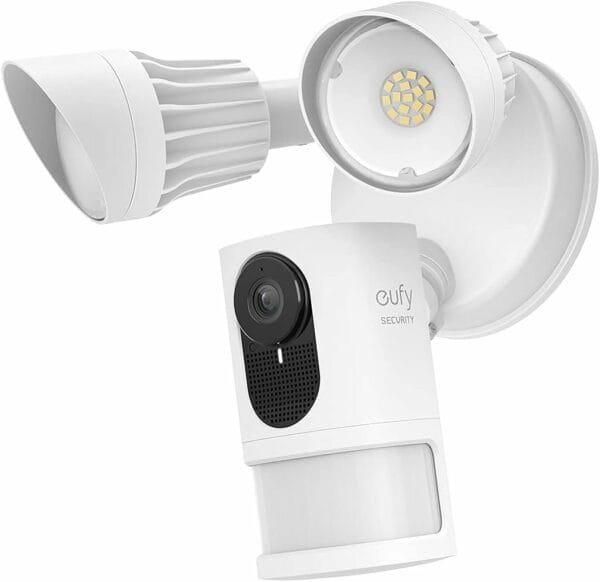 anker eufy security floodlight cam e 2k white (t8422g21)