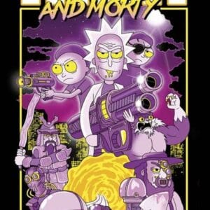 art print 30x40 cm rick & morty characters (p30x40cm0277)
