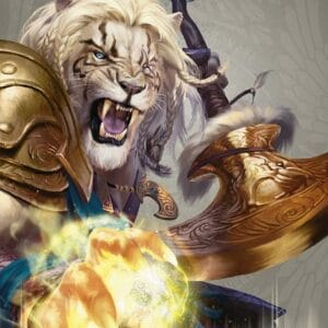 art print 30x40 cm magic the gathering ajani (8435497248796)