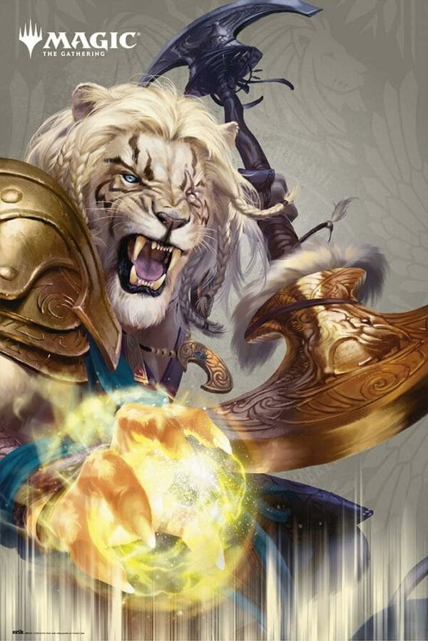 art print 30x40 cm magic the gathering ajani (8435497248796)