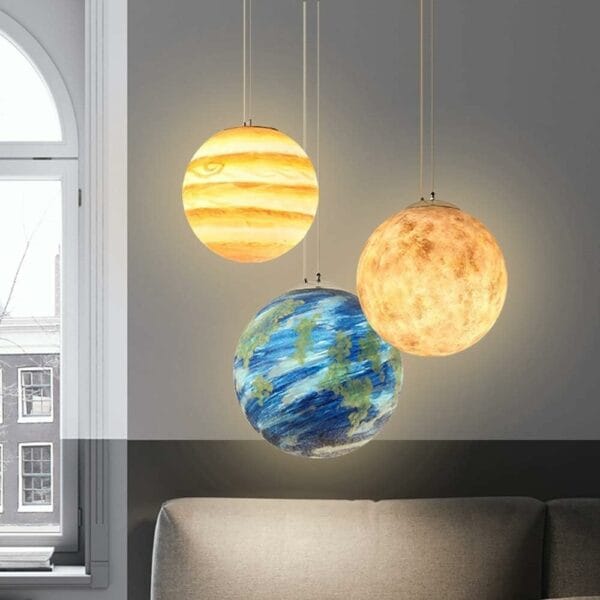hanging light sphere