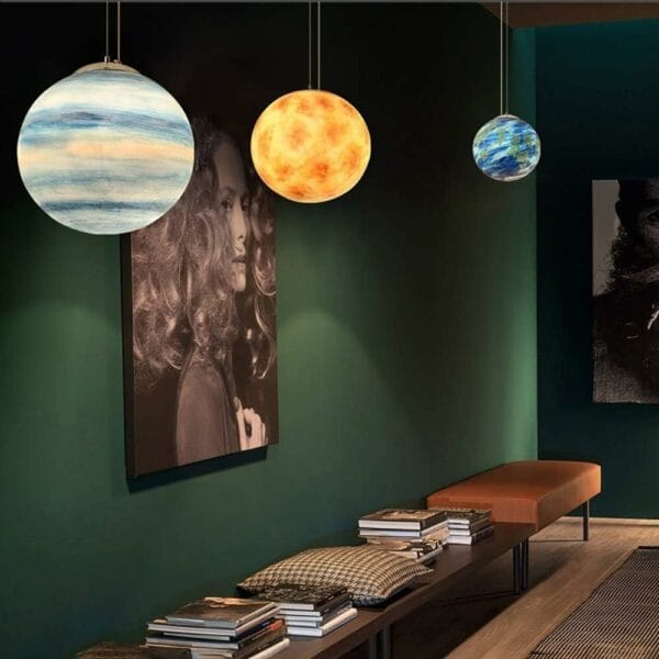 hanging light sphere
