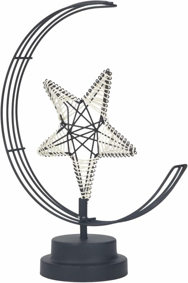 half moon and star deco