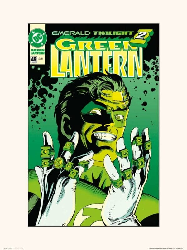 art print 30x40 cm dc comics green lantern vol 3 no.49 (8435497238933)