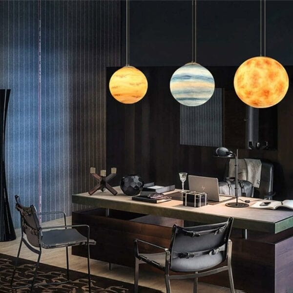 hanging light sphere