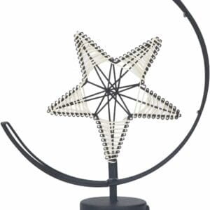 half moon and star deco