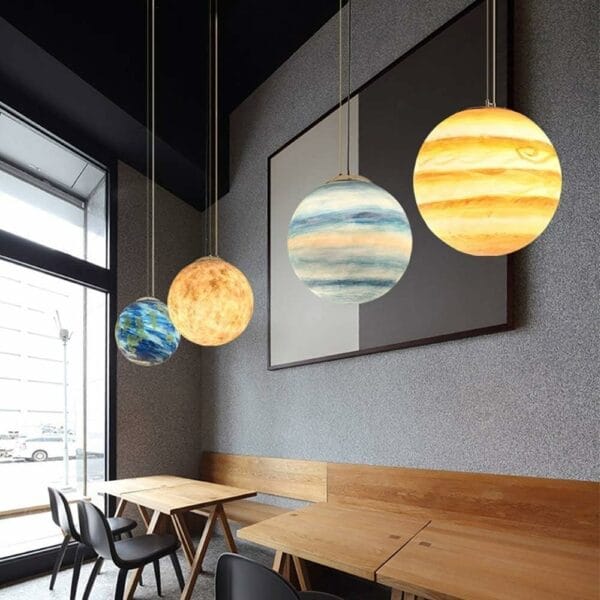 hanging light sphere