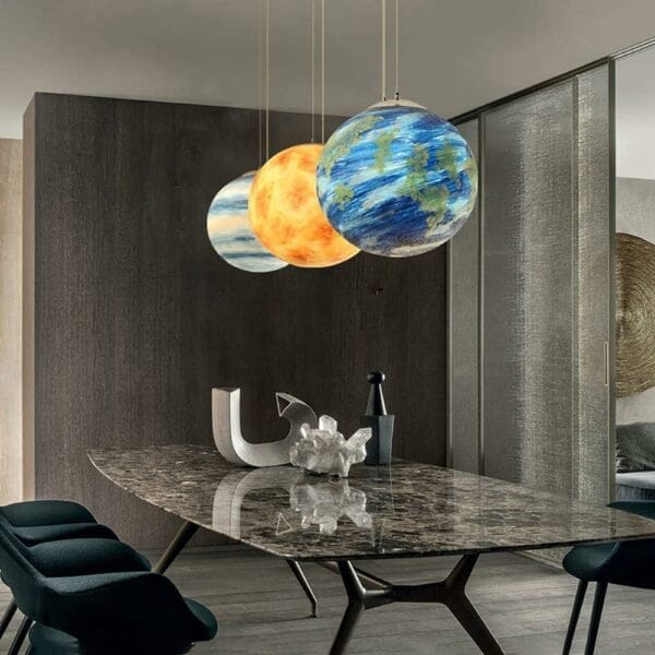 hanging light sphere