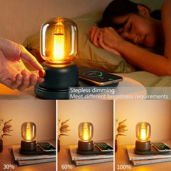 cozy multi purpose light + wireless charger (20490500448)