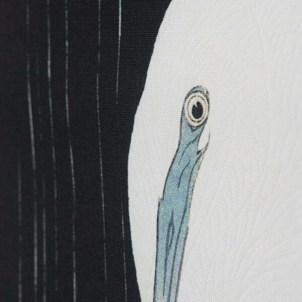 art print 30x40 cm egret in the rain framed (8435497234041)