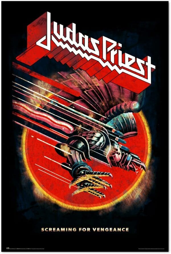 art print 61x91,5 cm judas priest screaming for vengeance (8435497285609)