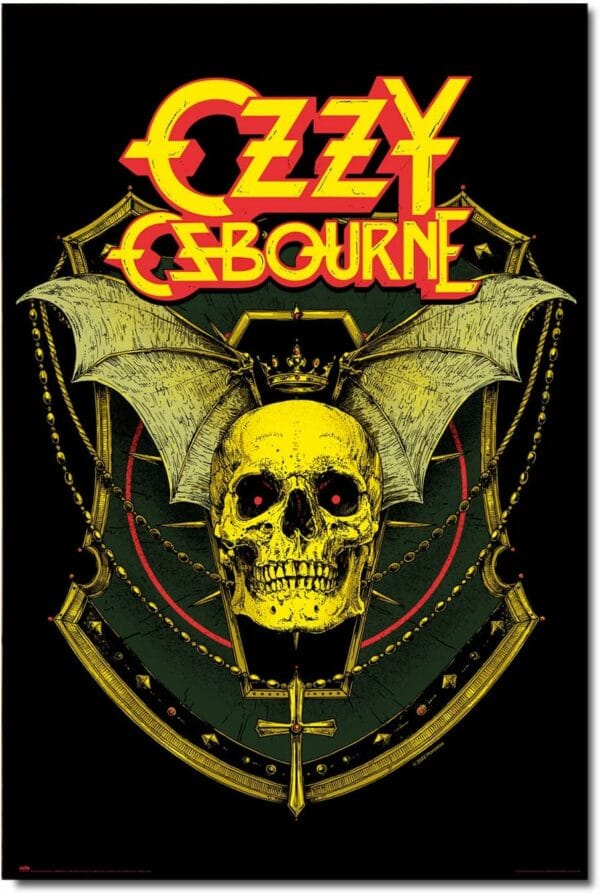 art print 61x91,5 cm ozzy osbourne skull (gpe5708)