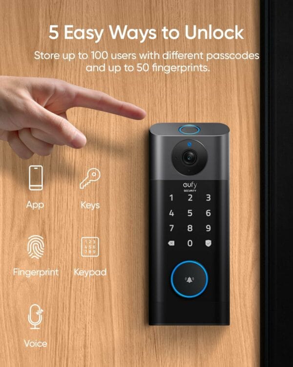 anker eufy video smart lock s330 (e8530ky1)