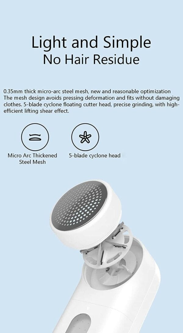 xiaomi mijia portable lint remover handheld highly efficient 5
