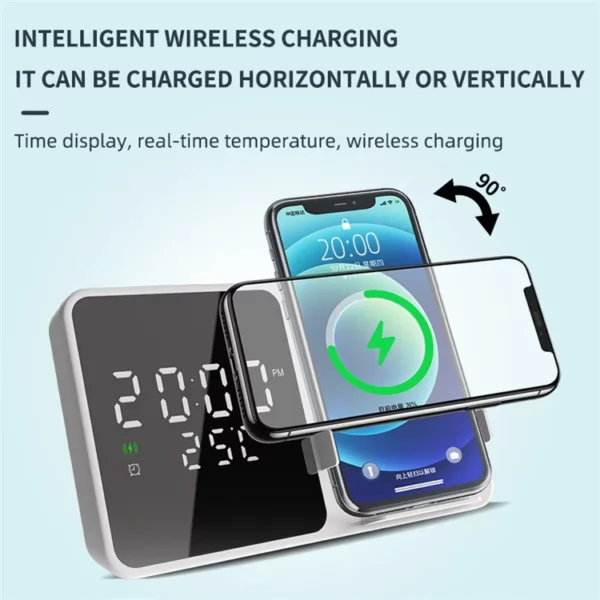 alarm clock wireless charging w5