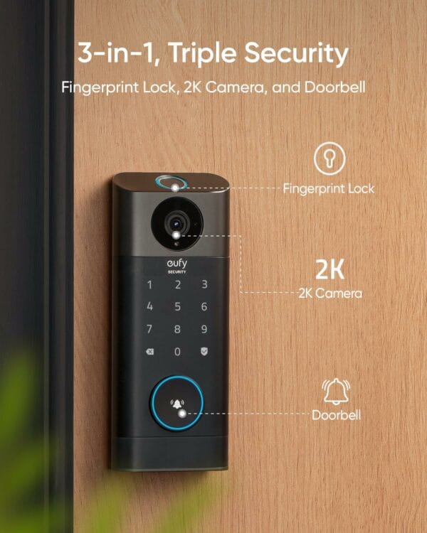 anker eufy video smart lock s330 (e8530ky1)