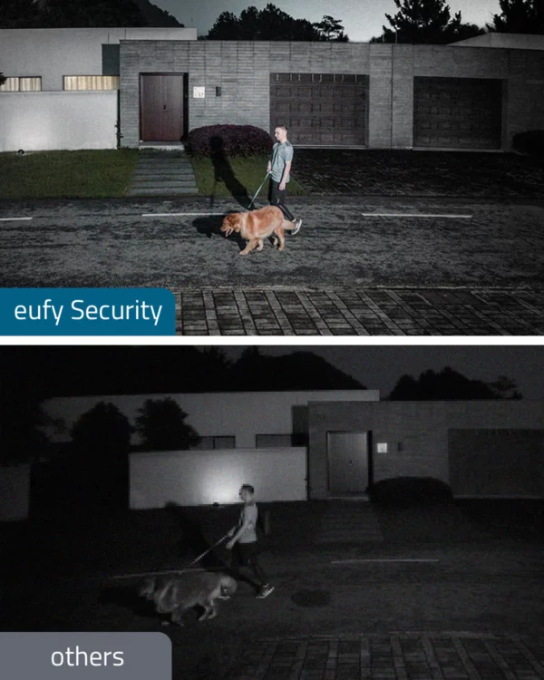 anker eufy security floodlight cam e 2k white (t8422g21)