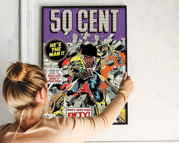 art poster 50 cent comics david redon