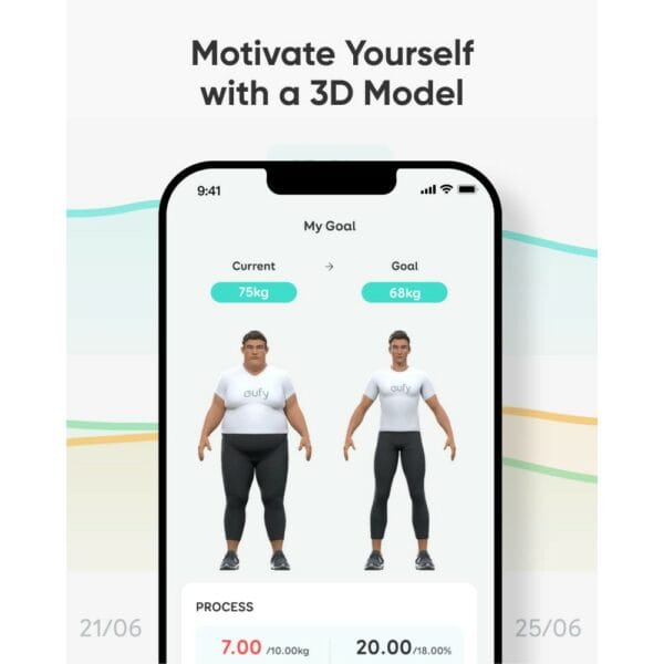 anker eufy smart scale p3 black (t9150k11)
