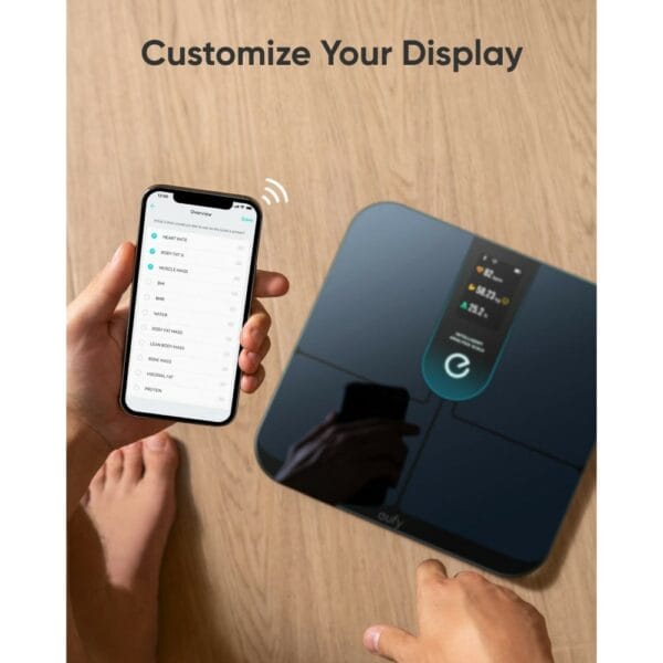 anker eufy smart scale p3 black (t9150k11)