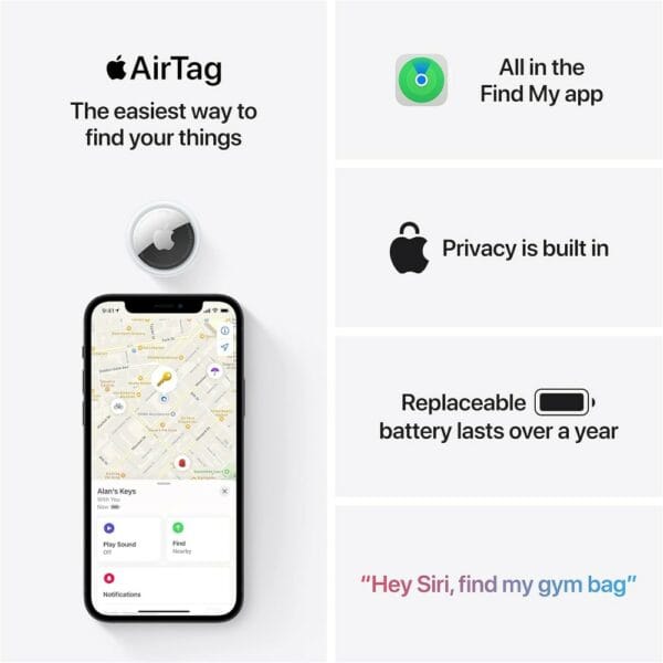 apple airtag (1pc) mx532am/a