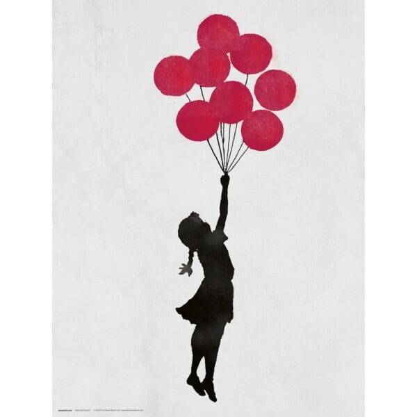 art print 30x40 cm brandalised girl floating licensed (p30x40cm0037) (8435497226954)