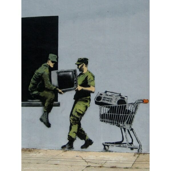 art print 30x40 cm brandalised looters masters (p30x40cm0036) (8435497226947)
