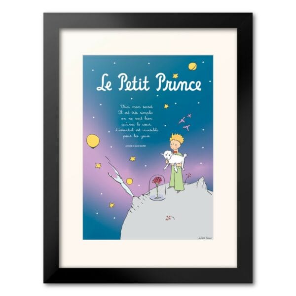 art print 30x40 cm le petit prince framed (8435497250966)