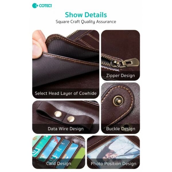 coteetci luxury series business clutch bag (14056)