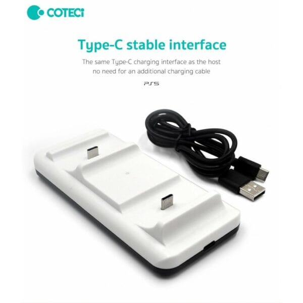 coteetci ps5 handle charging base (random colors) 95020