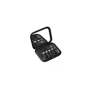coteetci travel version 8 in 1 data cable storage box (87702 bk)