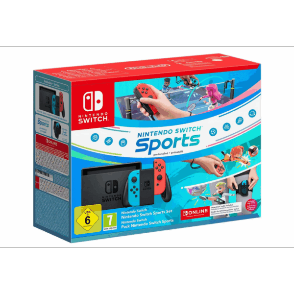 nintendo switch sport console + game bundle (0045496453992)