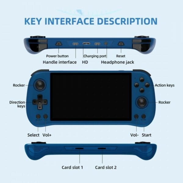 powkiddy x55 handheld retro game console